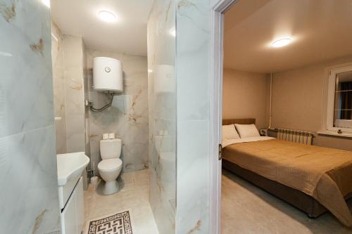 Ένα μπάνιο στο Aparthotel Bulevardul Moscova