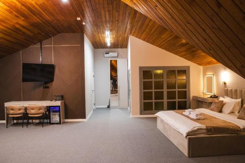 Postel nebo postele na pokoji v ubytování Prima Villa Boutique Hotel отель