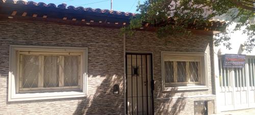 Bygningen som feriehuset ligger i