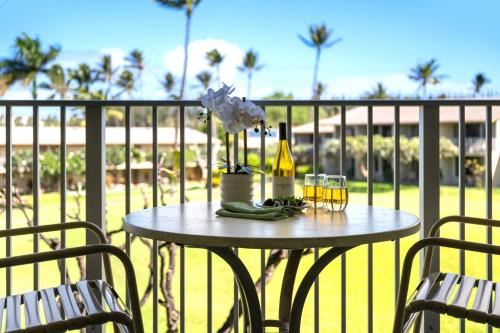 En balkon eller terrasse på Napili Shores H261