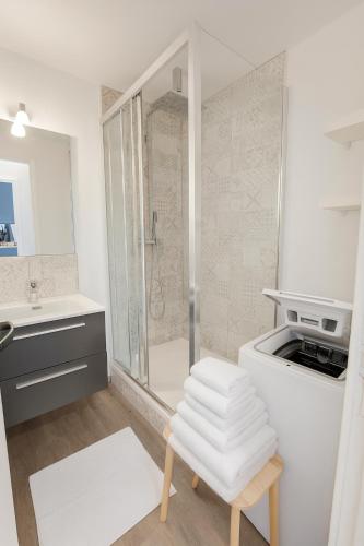 Et badeværelse på emeraude boulonnais