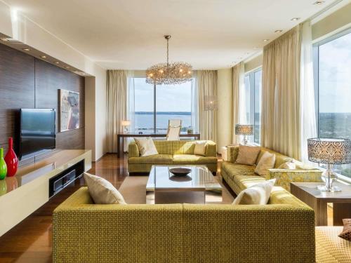 Istumisnurk majutusasutuses Swissotel Tallinn