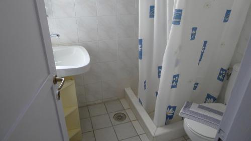 Et badeværelse på Villa Goitia