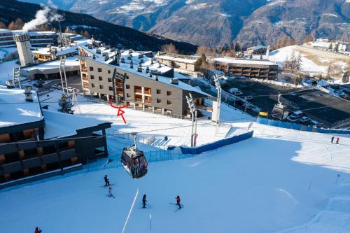 Bilocale sulle piste da sci v zimě