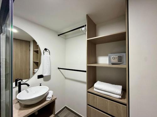 Koupelna v ubytování BIT by Simple stay