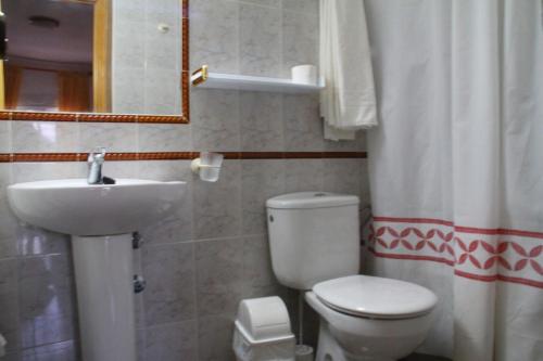 Et badeværelse på Hostal El Mirador
