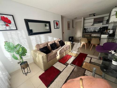 Nhà bếp/bếp nhỏ tại Algarrobo Norte Mirasol Apartmento