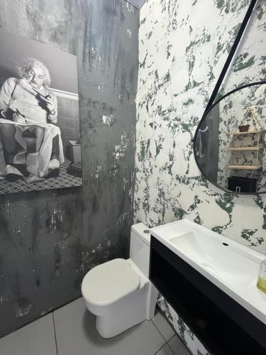 Koupelna v ubytování Havana Flats