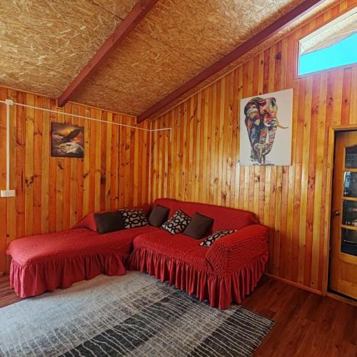 Et opholdsområde på Cabaña El Descanso del Águila