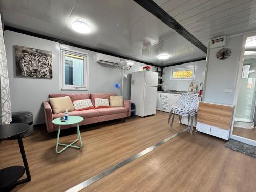 Et opholdsområde på Cool Modern Container House