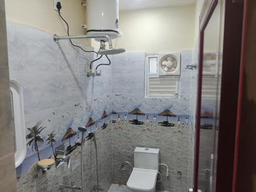 Koupelna v ubytování Hotel G Diamond