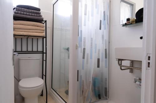 Et badeværelse på Résidence du Moulin