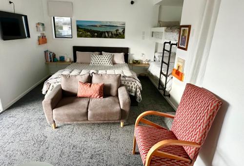 Posezení v ubytování Beach view studio 337