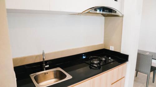 Køkken eller tekøkken på Apartment Nata Umalas