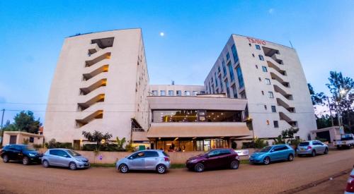 Bygningen som pensionatet ligger i