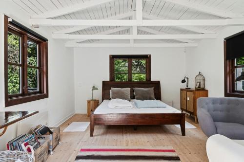 Cama o camas de una habitación en Architect Designed With Two Wings By Tisvilde Hegn