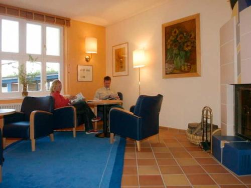 O zonă de relaxare la Ferienwohnung auf Hiddensee im Ort Kloster