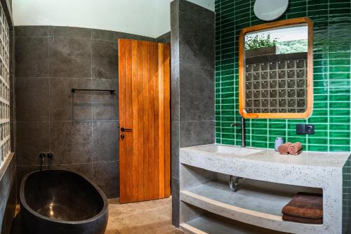 Phòng tắm tại Hono Villa