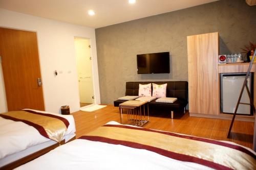 Voodi või voodid majutusasutuse Simonhall B&B toas
