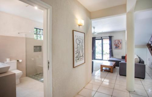 Koupelna v ubytování Villa Céleste - 4 Bedrooms in Central Tamarin