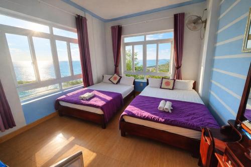 Postel nebo postele na pokoji v ubytování Thanh Tran Guesthouse Lý Sơn
