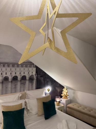 Χώρος καθιστικού στο Amboise hyper centre - Cocon Royal à deux pas du Château