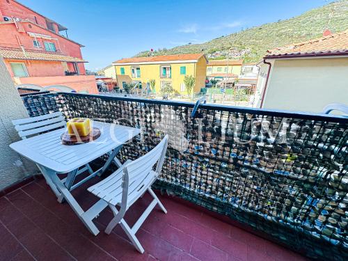 En balkon eller terrasse på Lucia