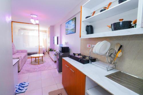Køkken eller tekøkken på Tsavo apartment