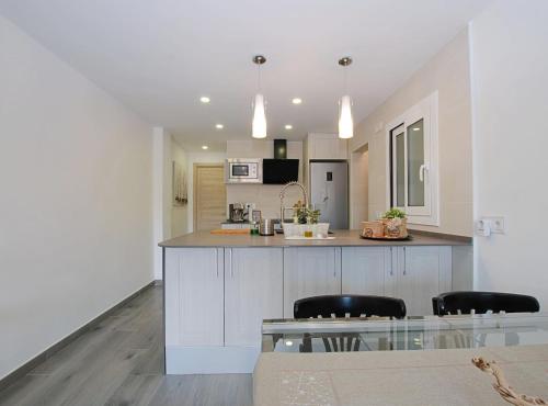 Nhà bếp/bếp nhỏ tại Cel i Mar Canet