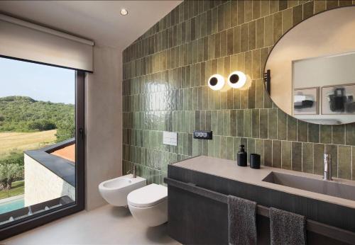 Koupelna v ubytování Villa Nija