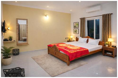 Giường trong phòng chung tại Hotel G- Arati Residency Near Sea Beach - Railway Station Digha - Parking- Lift and Restaurant Facilities Fully Air Conditioning Premium Hotel- Best Premium Hotel