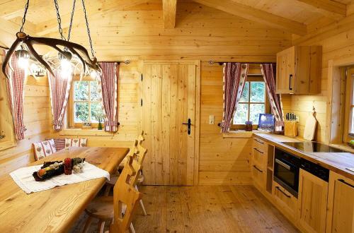 Nhà bếp/bếp nhỏ tại Chalet Waldesruh