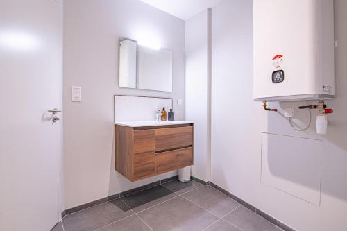 Koupelna v ubytování Le Balcon de la Barbinière