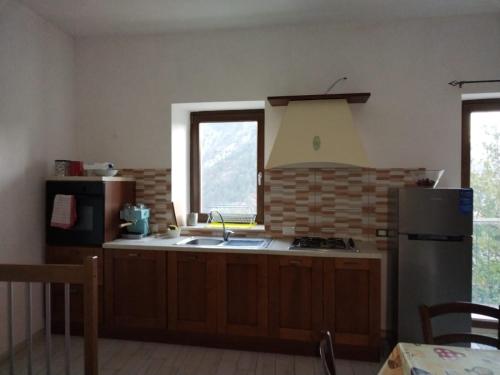 Η κουζίνα ή μικρή κουζίνα στο Casa Roberta