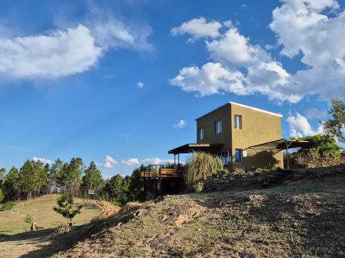 Bygningen som chaletet ligger i