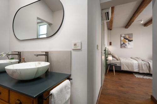 Кровать или кровати в номере Villa Uva by Istrialux