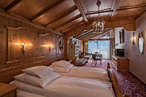 Postel nebo postele na pokoji v ubytování Hotel Unterwirt