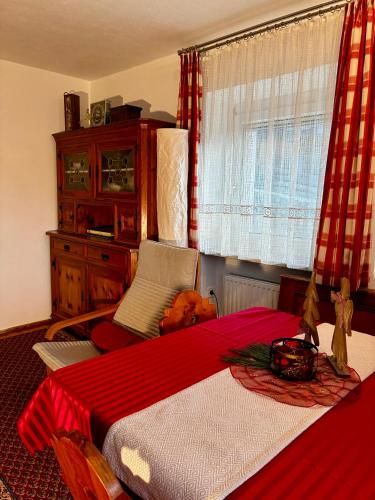 Khu vực ghế ngồi tại Ferienwohnung Lechner