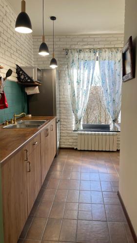 Una cocina o cocineta en Dilicabin
