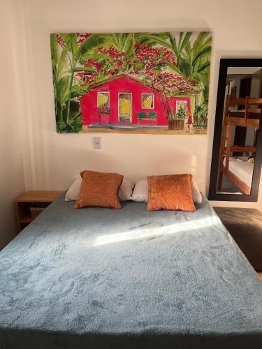 Postel nebo postele na pokoji v ubytování Suíte Florença