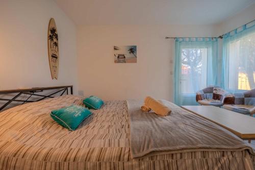 Postel nebo postele na pokoji v ubytování Appartement Dauphin - Résidence Kiwi