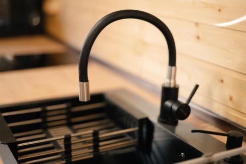 Una cocina o cocineta en Peak cottage Kazbegi