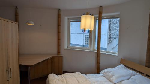 Postel nebo postele na pokoji v ubytování Bambushaus - bamboo house