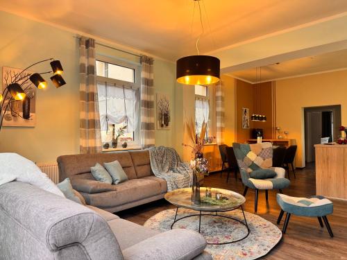 Et opholdsområde på Ferienwohnung "Auszeit Harz"