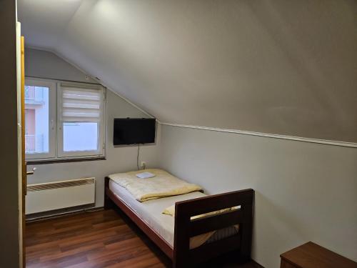 TV a/nebo společenská místnost v ubytování Hostel Prag Hill