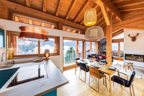 CHALET COCOON | LES GETS | Ski-In/Ski-Out | Chalet design 4 chambres - 8 personnes