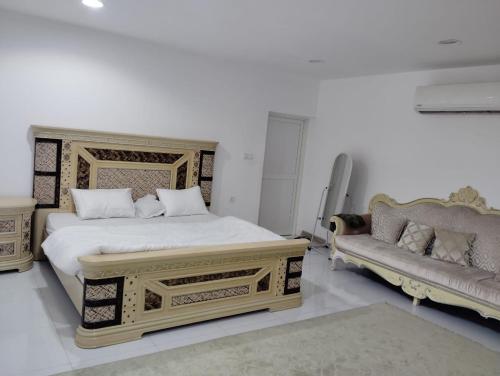 Postel nebo postele na pokoji v ubytování Karam rak farm