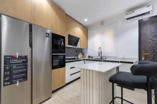 Køkken eller tekøkken på Loft district