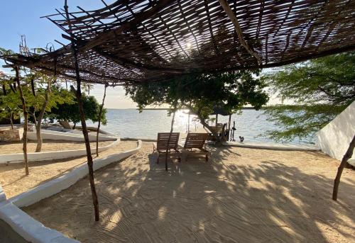 Chambre familiale vue mer Le Bouye