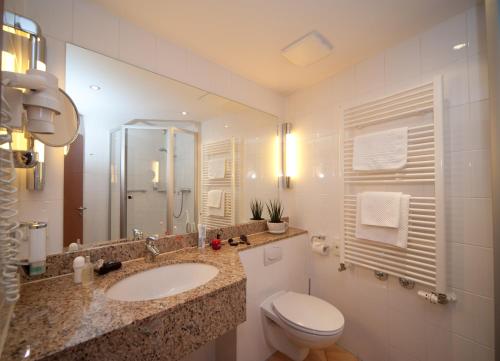 Koupelna v ubytování Hotel Mehl